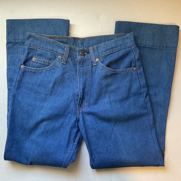 Levi's Vintage 517 Orange Tab Boot Cut Jeans 30”x30” - Picture 8 of 15